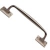 Heritage Brass Cranked Pull Handle, Satin Nickel -