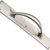 Heritage Brass Slim Pull Handle On 303Mm Backplate, Satin Nickel -