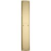 Heritage Brass Large Raised Finger Plate, Satin Brass