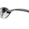 Heritage Brass Volo Polished Chrome Door Handles On Round Rose (Sold In Pairs)