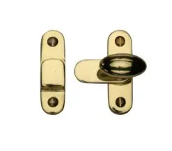 Heritage Brass Cabinet Hook & Plate Showcase Fastener, Polished Brass
