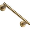 Heritage Brass Pull Handle On Rose, Satin Brass -