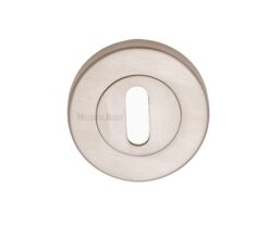 Heritage Brass Standard Key Escutcheon, Satin Nickel