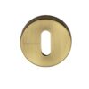 Heritage Brass Standard Key Escutcheon, Antique Brass