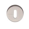 Heritage Brass Standard Key Escutcheon, Satin Nickel