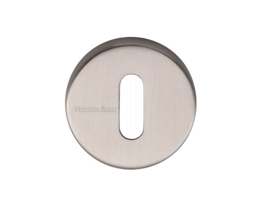 Heritage Brass Standard Key Escutcheon, Satin Nickel