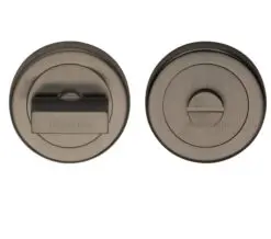 Heritage Brass Round 53Mm Diameter Turn & Release, Matt Bronze