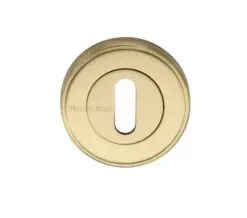 Heritage Brass Standard Key Escutcheon, Satin Brass