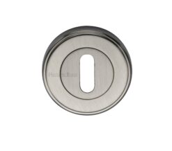 Heritage Brass Standard Key Escutcheon, Satin Nickel