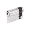 Zoo Hardware Vier Precision Euro Profile British Standard 5 Pin Single Cylinders (Various Sizes), Polished Chrome