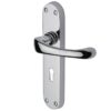 Heritage Brass Gloucester Polished Chrome Door Handles(Sold In Pairs)