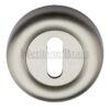 Heritage Brass Standard Key Escutcheon, Satin Nickel