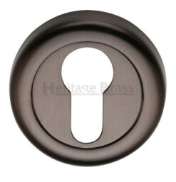 Heritage Brass Euro Profile Key Escutcheon, Matt Bronze