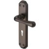 Heritage Brass Charlbury Matt Bronze Door Handles - (Sold In Pairs)