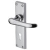 Heritage Brass Windsor Polished Chrome Door Handle(Sold In Pairs)