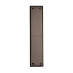 Heritage Brass Raised Fingerplate (282Mm X 63Mm), Matt Bronze Finish