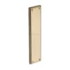 Heritage Brass Raised Fingerplate (282Mm X 63Mm), Polished Brass Finish