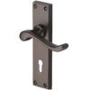 Heritage Brass Bedford Matt Bronze Door Handles (Sold In Pairs)