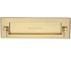 Heritage Brass Postal Knocker Letter Plate (254Mm X 79Mm), Satin Brass