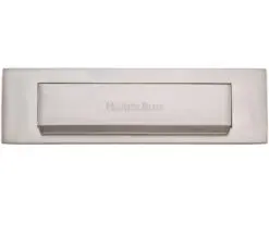 Heritage Brass Gravity Flap Letter Plate (280Mm X 80Mm), Satin Nickel