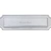 Heritage Brass Gravity Flap Letter Plate (280Mm X 80Mm), Satin Chrome