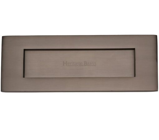 Heritage Brass Letter Plate (Various Sizes), Matt Bronze