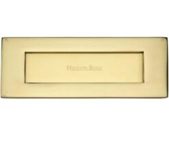 Heritage Brass Letter Plate (Various Sizes), Polished Brass