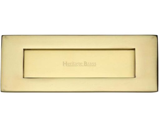 Heritage Brass Letter Plate (Various Sizes), Polished Brass