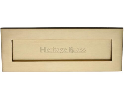 Heritage Brass Letter Plate (Various Sizes), Satin Brass