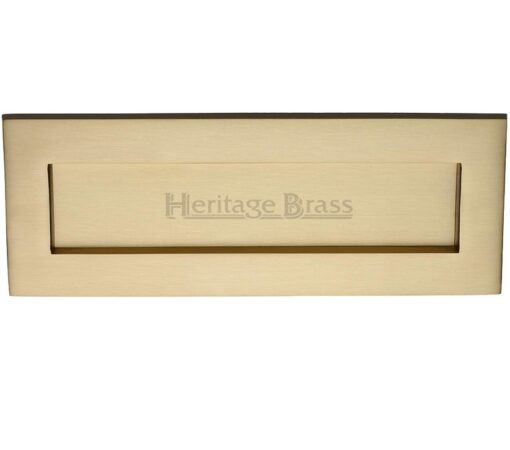 Heritage Brass Letter Plate (Various Sizes), Satin Brass