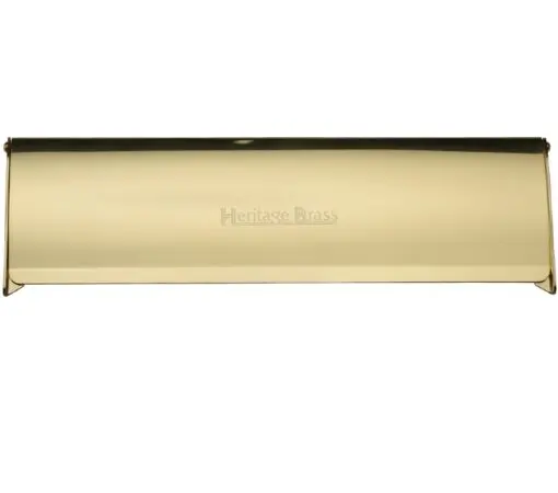 Heritage Brass Large Interior Letter Flap (299Mm X 83Mm), Polished Brass