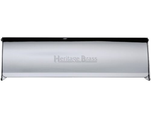 Heritage Brass Large Interior Letter Flap (299Mm X 83Mm), Polished Chrome
