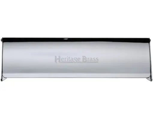 Heritage Brass Large Interior Letter Flap (299Mm X 83Mm), Polished Chrome