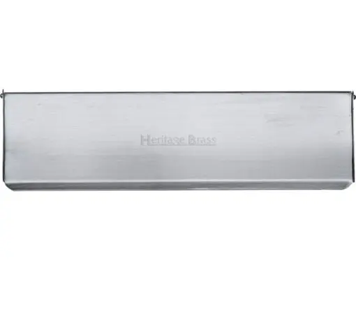 Heritage Brass Small Interior Letter Flap (280Mm X 83Mm), Satin Chrome