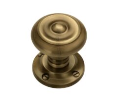 Heritage Brass Aylesbury Mortice Door Knobs, Antique Brass (Sold In Pairs)