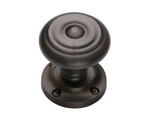 Heritage Brass Aylesbury Mortice Door Knobs, Matt Bronze (Sold In Pairs)