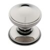 Heritage Brass Round Centre Door Knob, Polished Nickel