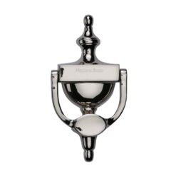 Heritage Brass Urn Door Knocker (Small Or Large), Polished Nickel