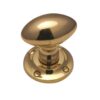 Heritage Brass Suffolk Mortice Door Knobs, Polished Brass (Sold In Pairs)