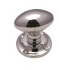 Heritage Brass Suffolk Mortice Door Knobs, Polished Chrome (Sold In Pairs)