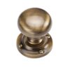 Heritage Brass Victoria Mortice Door Knobs, Antique Brass (Sold In Pairs)