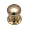 Heritage Brass Victoria Mortice Door Knobs, Polished Brass (Sold In Pairs)