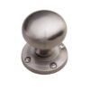 Heritage Brass Victoria Mortice Door Knobs, Satin Nickel (Sold In Pairs)