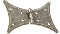 Jedo Collection Valley Forge Butterfly Cabinet Hinge (64Mm X 50Mm), Pewter Patina (Sold In Pairs)