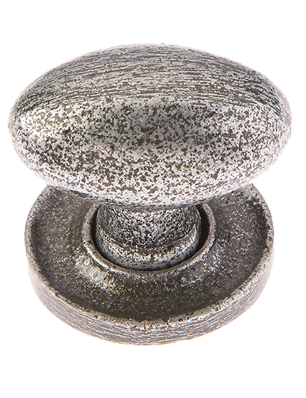 Jedo Collection Valley Forge Oval Cabinet Knob (27Mm X 36Mm), Pewter Patina