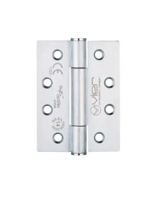 Grade 14 Concealed Bearing Hinge Stainless Steel - Grade 201 - 102 x 76 x 3mm (PAIR)