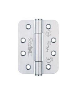 Grade 14 Concealed Bearing Hinge Stainless Steel Radius - Grade 201 - 102 x 76 x 3mm (PAIR)