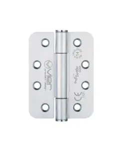 Grade 14 Concealed Bearing Hinge Stainless Steel Radius - Grade 201 - 102 x 76 x 3mm (PAIR)