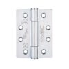 Grade 14 Concealed Bearing Hinge Stainless Steel - Grade 201 - 102 x 76 x 3mm (PAIR)