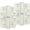 Zoo Hardware Vier Precision 4 Inch Grade 11 Radius Edge Lift-Off Hinge, Satin Stainless Steel (Sold In Pairs)